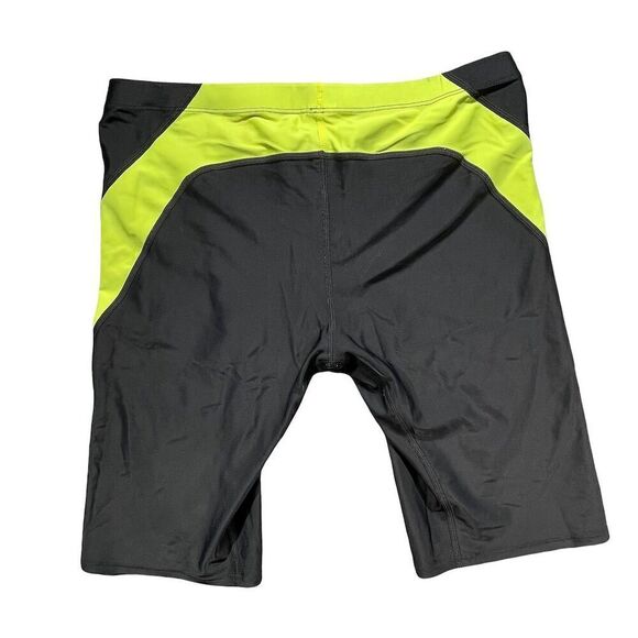 💦 Nike Swim Jammers Men’s L 🟢 Neon Green Black Trunks - Picture 2 of 4